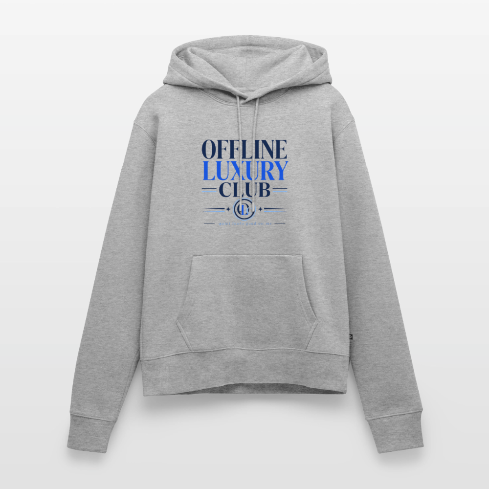 Frauen Premium Hoodie - Grau meliert