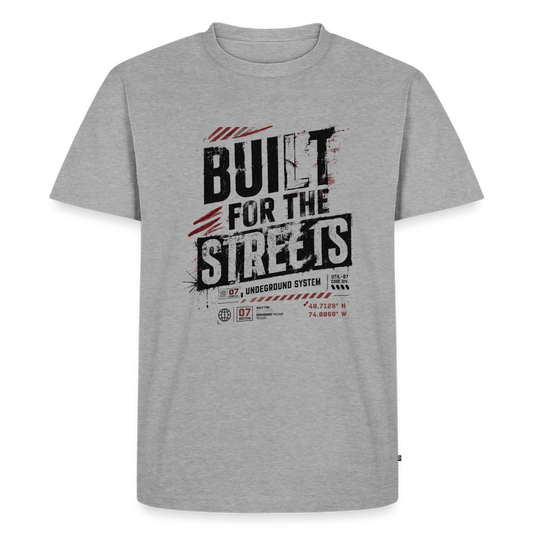Männer Premium T-Shirt - Grau meliert