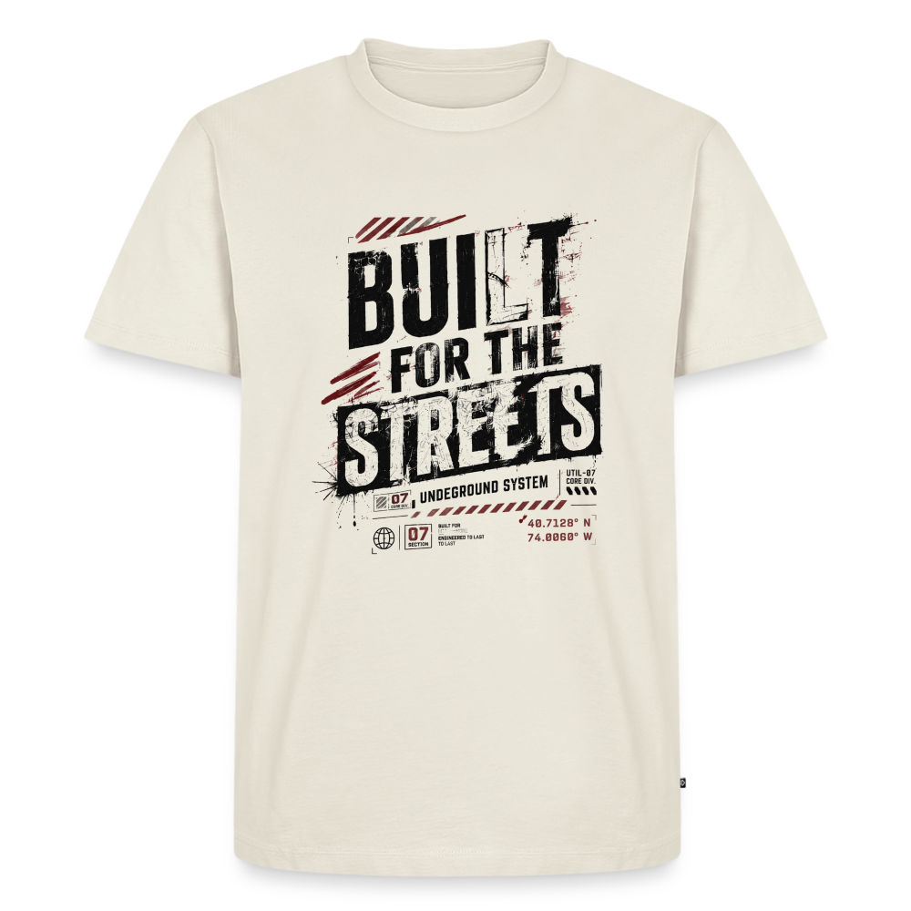 Männer Premium T-Shirt - Naturweiß