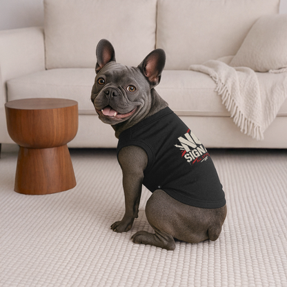 Premium Organic Hunde-T-Shirt - Schwarz