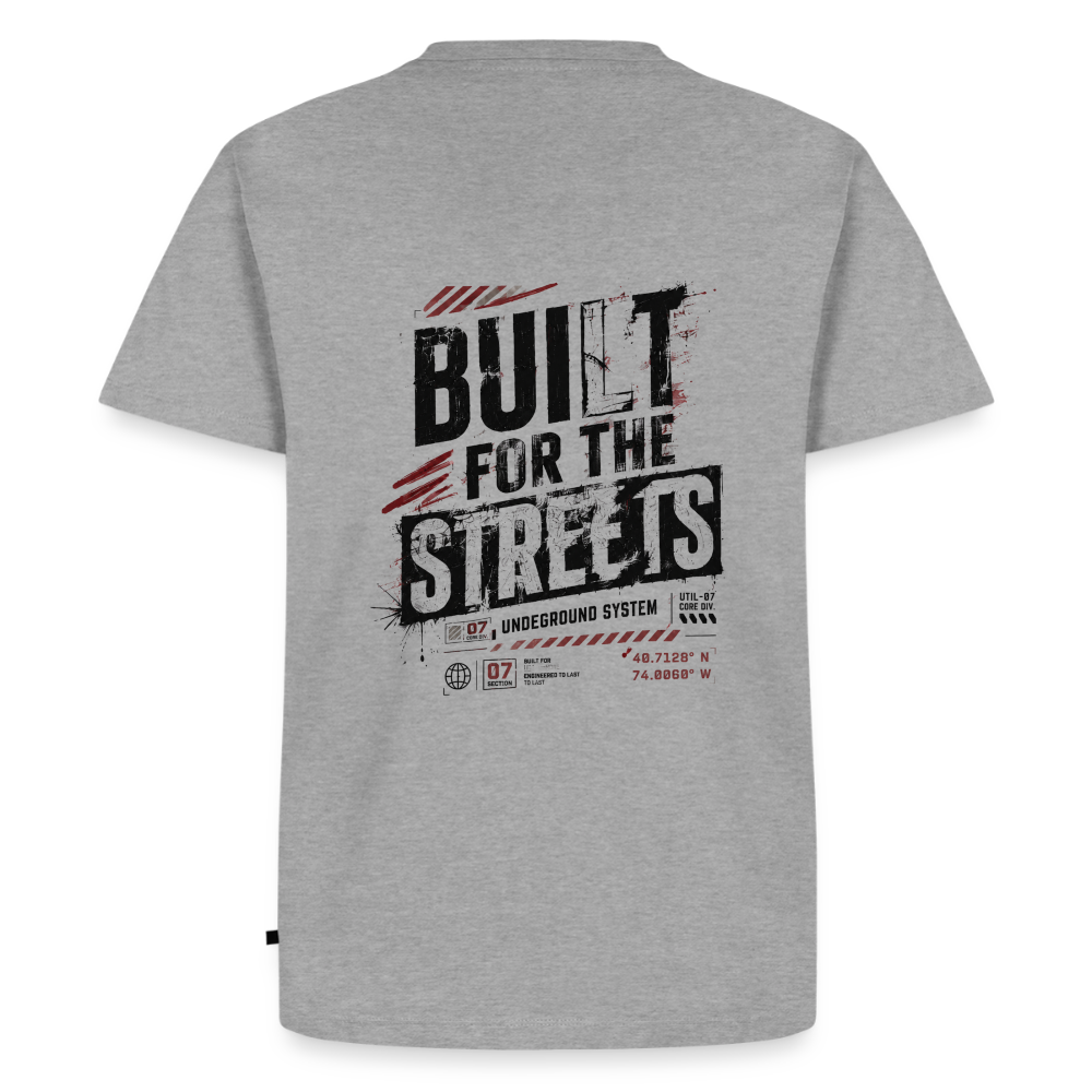 Männer Premium T-Shirt - Grau meliert