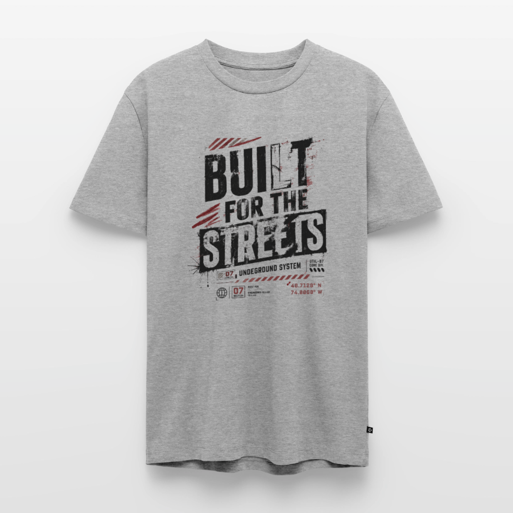 Männer Premium T-Shirt - Grau meliert