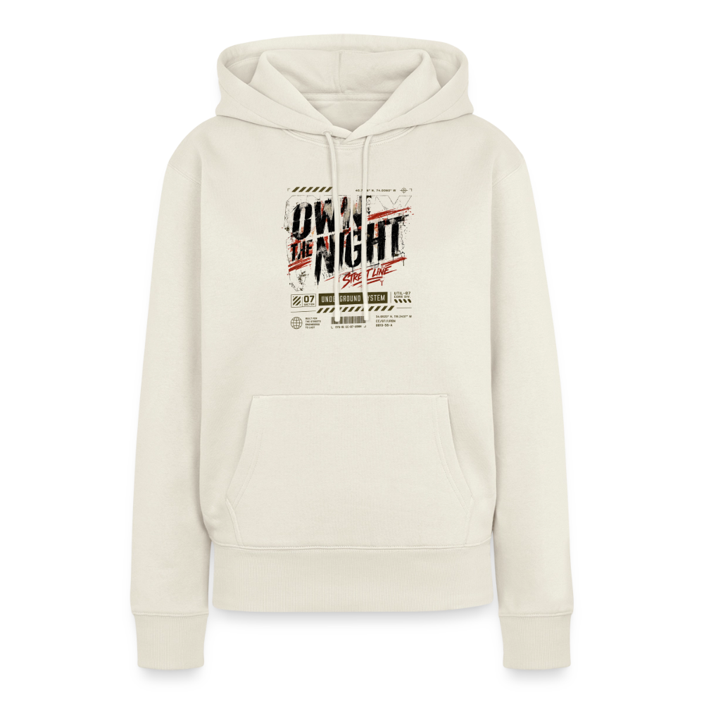Damen Premium Hoodie - Naturweiß