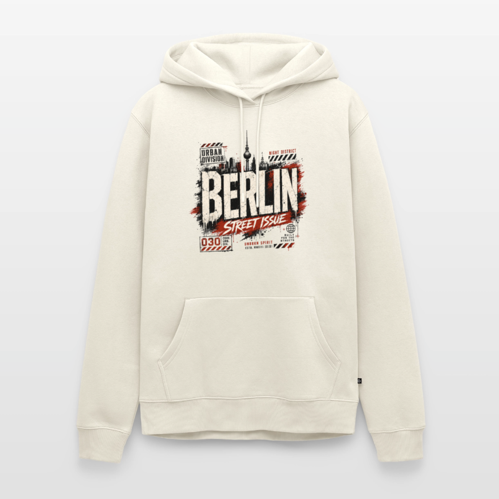 Männer Premium Hoodie - Naturweiß