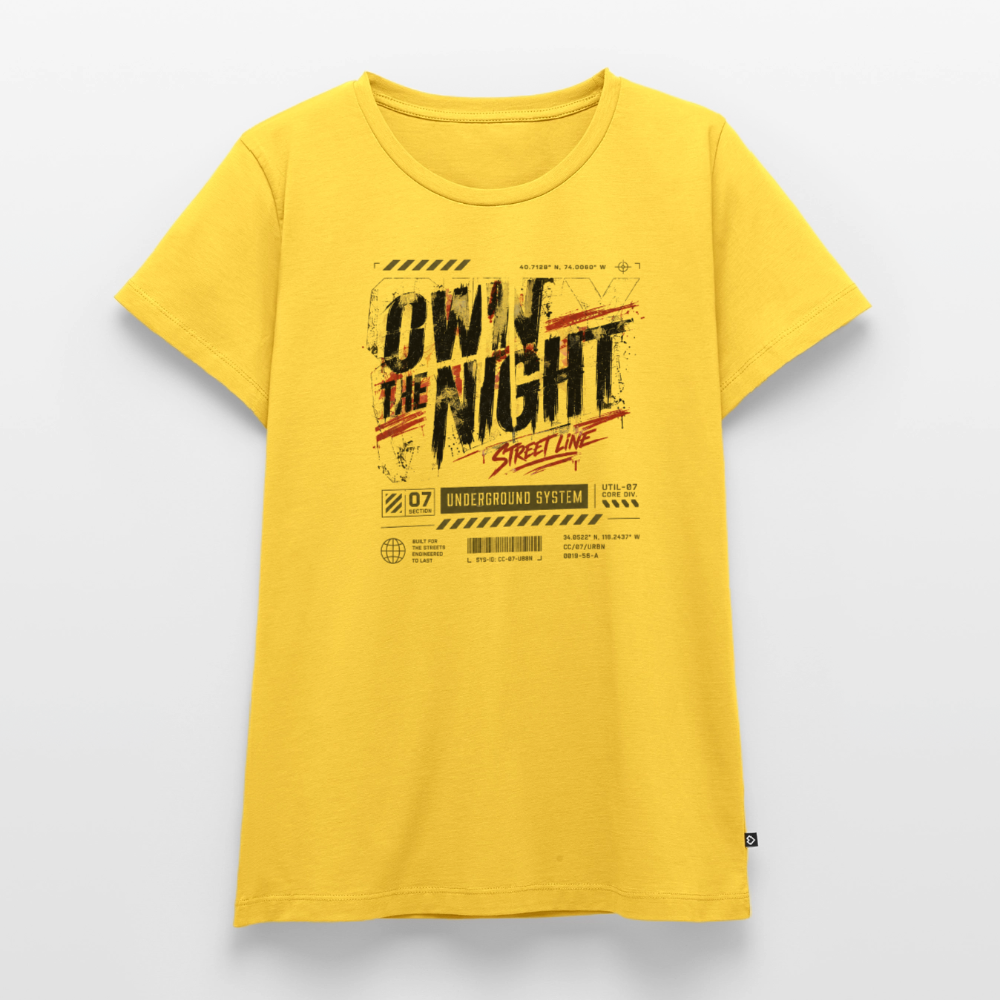 Damen Premium T-Shirt - Sonnengelb