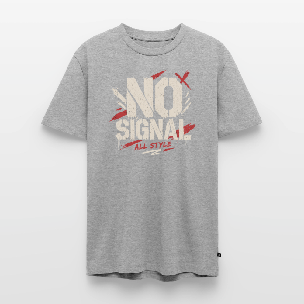 Männer Premium T-Shirt - Grau meliert