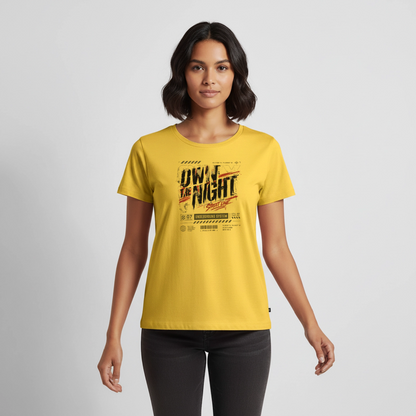 Damen Premium T-Shirt - Sonnengelb