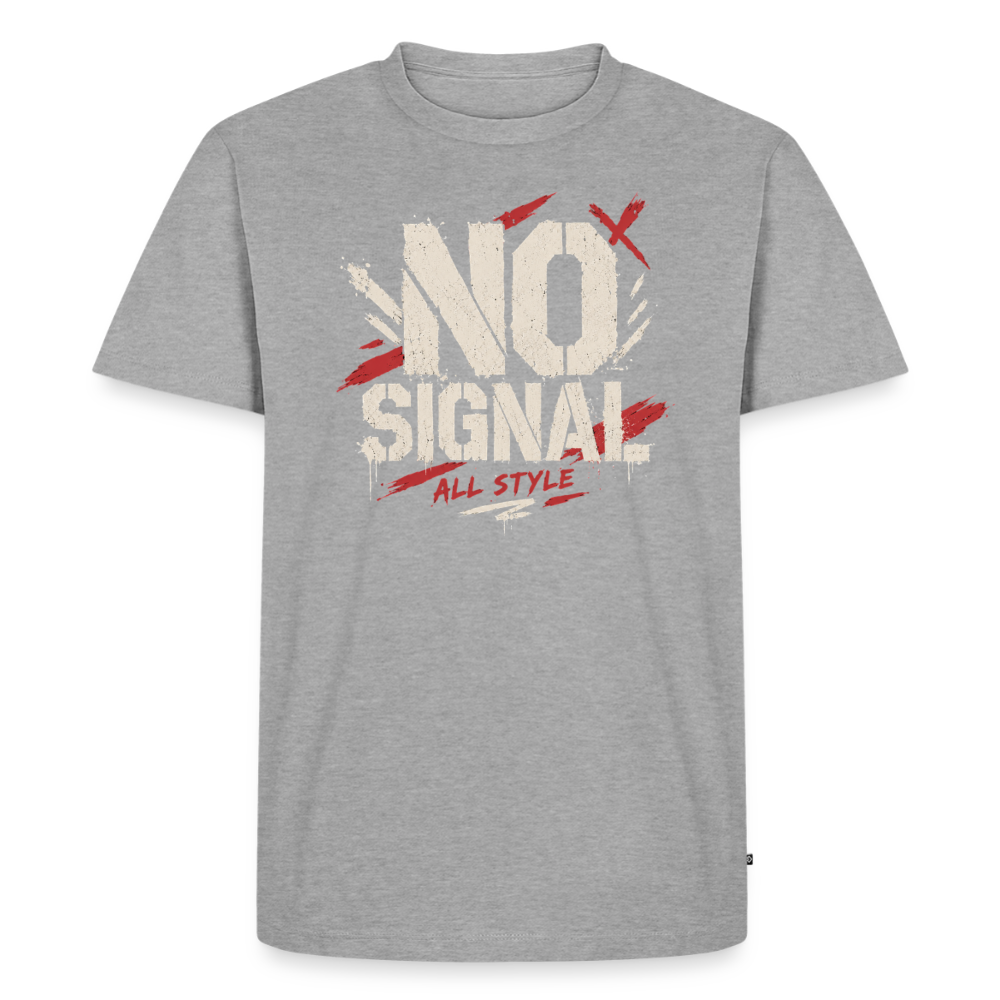 Männer Premium T-Shirt - Grau meliert