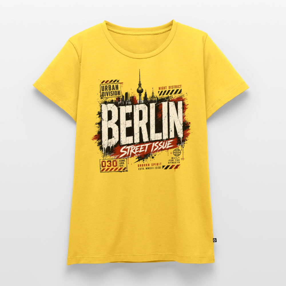 Frauen Premium T-Shirt - Sonnengelb