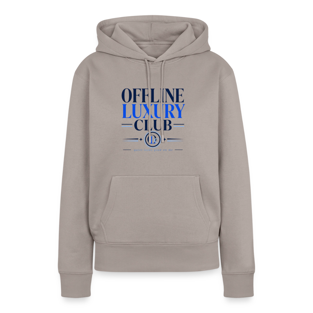 Frauen Premium Hoodie - Taupe