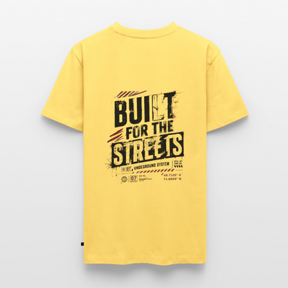 Männer Premium T-Shirt - Pastellgelb