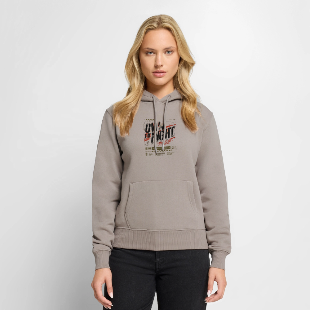 Damen Premium Hoodie - Taupe