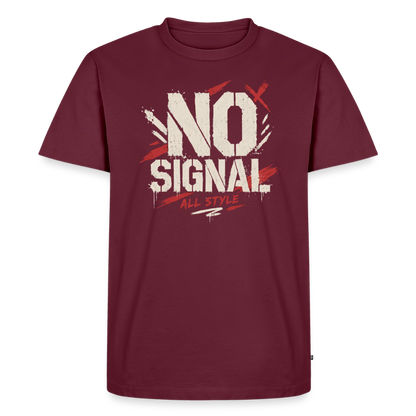 Männer Premium T-Shirt - Burgunderrot