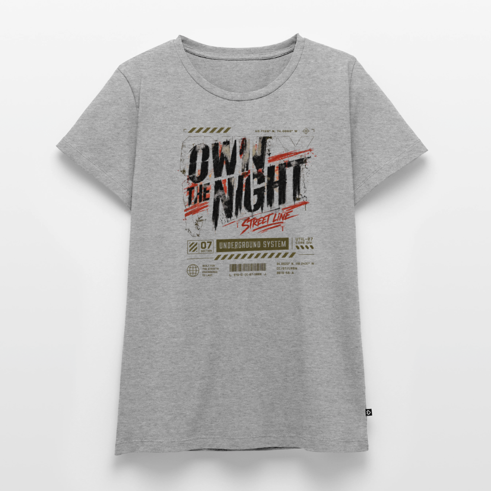 Damen Premium T-Shirt - Grau meliert