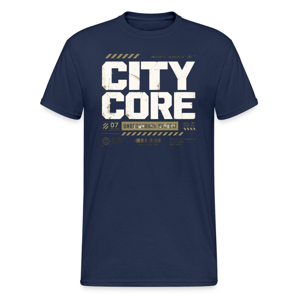 Männer Gildan Heavy T-Shirt - Navy
