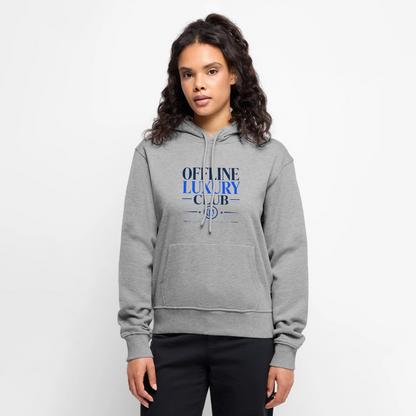 Frauen Premium Hoodie - Grau meliert