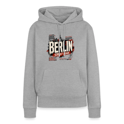 Frauen Premium Hoodie - Grau meliert