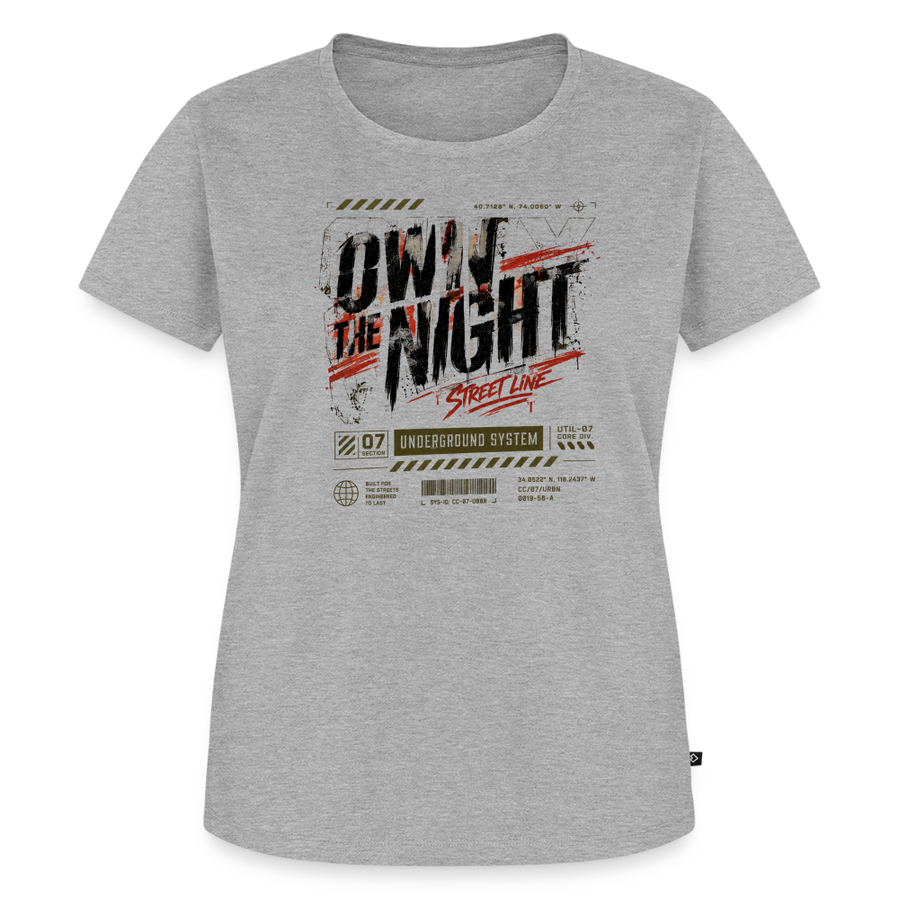 Damen Premium T-Shirt - Grau meliert