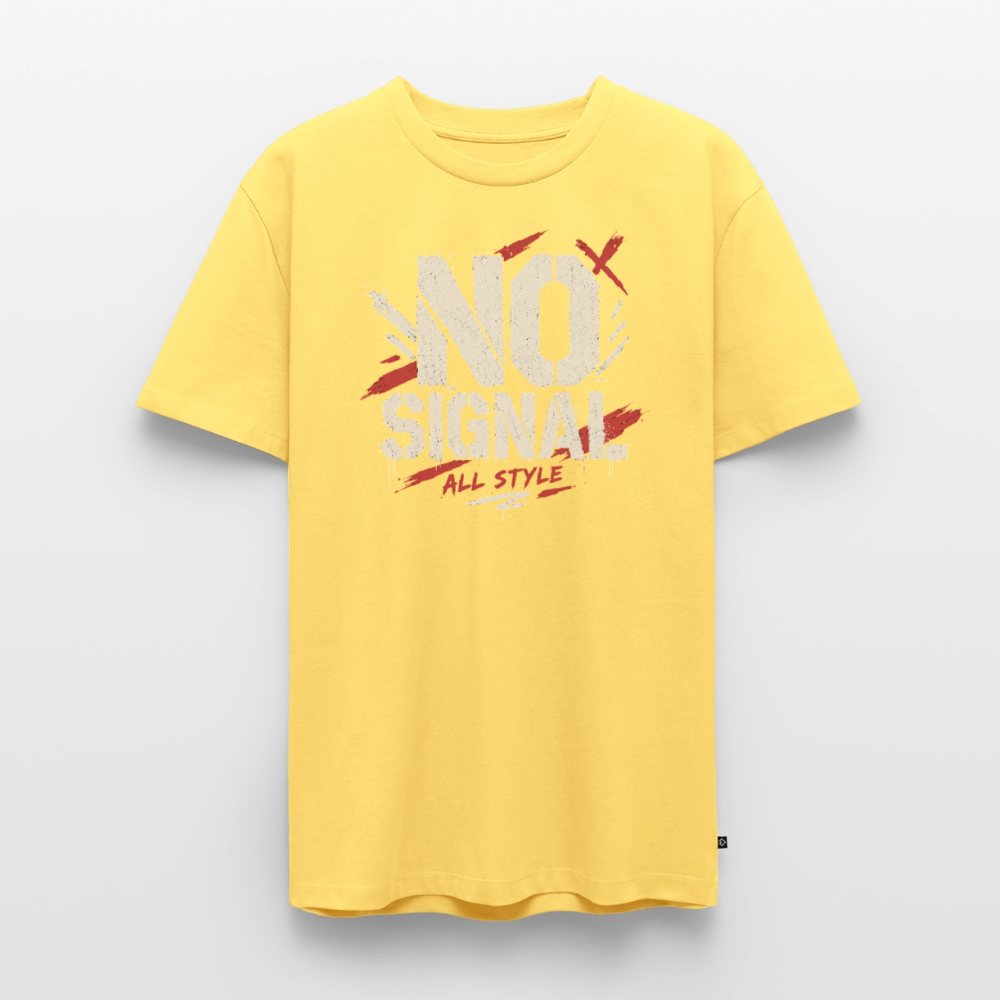 Männer Premium T-Shirt - Pastellgelb
