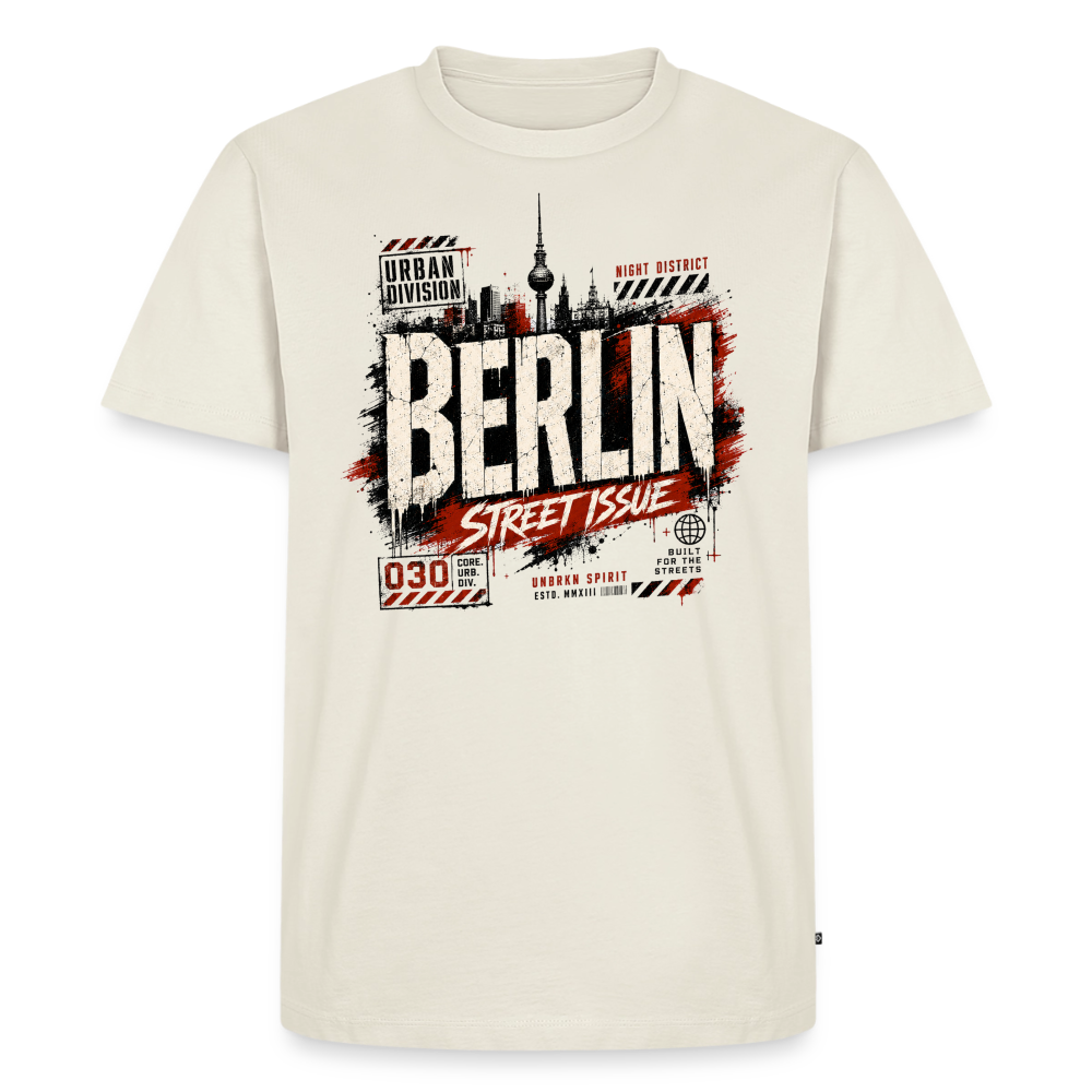 Männer Premium T-Shirt - Naturweiß