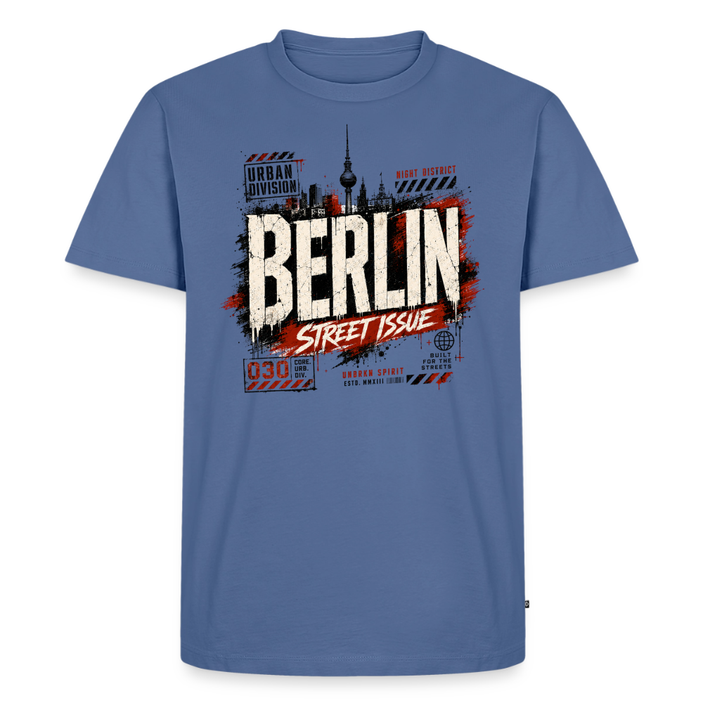 Männer Premium T-Shirt - Taubenblau